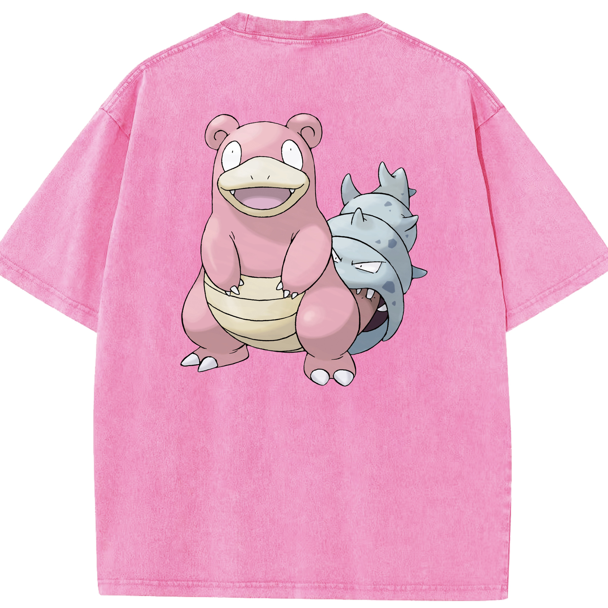 （画像用） ポケットモンスター Pokémon 綿100% ヴィンテージ風 半袖Tシャツ（背面プリント）